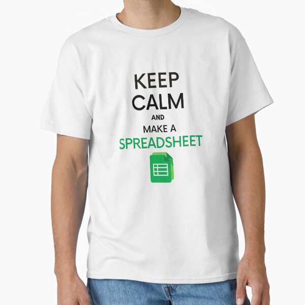 Item preview, Keep Calm and make a Spreadsheet - Microsoft Excel // Google Sheets designed and sold by Rat to Lion.
