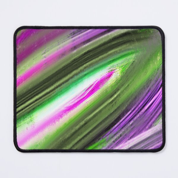 Item preview, Abstract purple and green paint swirls designed and sold by CottagePop.