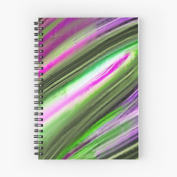 Item preview, Abstract purple and green paint swirls designed and sold by CottagePop.