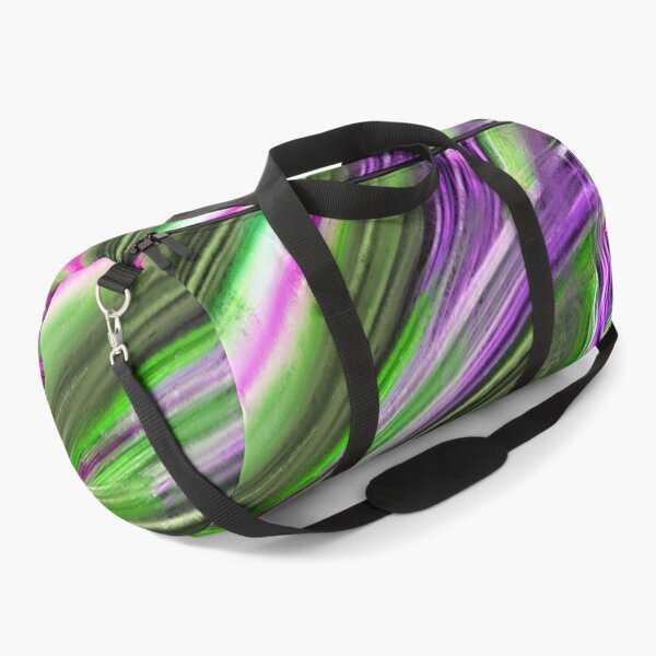 Item preview, Abstract purple and green paint swirls designed and sold by CottagePop.