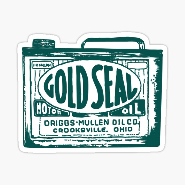 "Gold Seal" Sticker for Sale by OscarMolina Redbubble