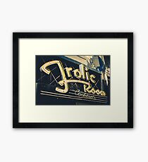 Frolic Room Dive Bar Framed Print