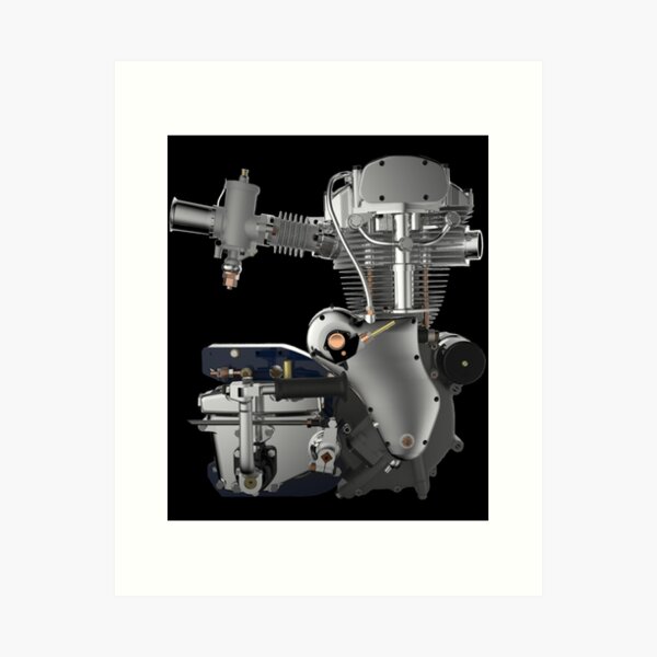 Item preview, Velocette Thruxton Engine   designed and sold by SpicyGarmzz.
