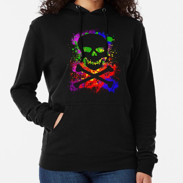 Mushrooms & Thorns Skull Hoodie