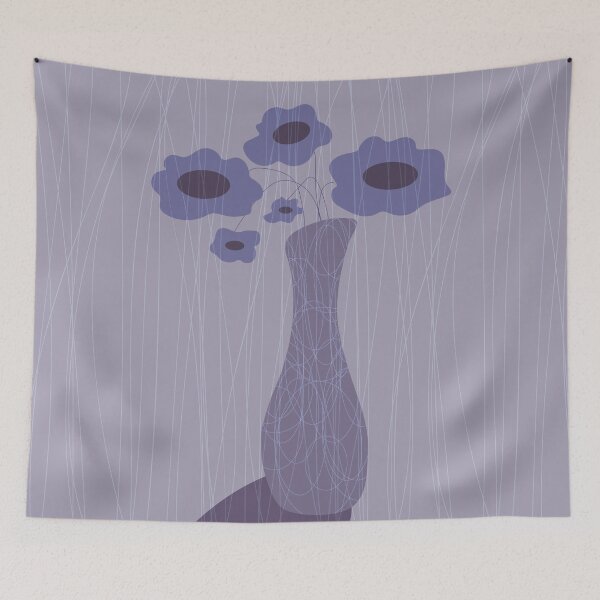 Item preview, blue flowers designed and sold by veur.