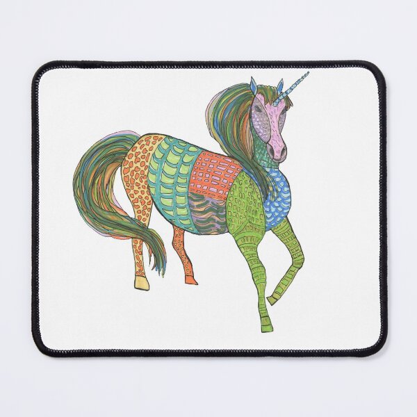 Item preview, Fantasy, mythical creatures, unicorn, multicolored, Promarker, BebiCervin designed and sold by BebiCervin.