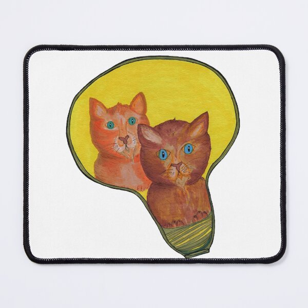 Item preview, Cats, animals, lightbulb, fantasy, promarker, drawing, BebiCervin designed and sold by BebiCervin.