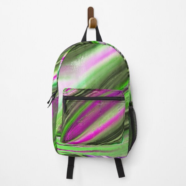 Item preview, Abstract purple and green paint swirls designed and sold by CottagePop.
