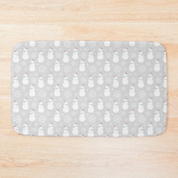 Item preview, Grey Christmas Snowman Seamless, Christmas Pattern designed and sold by OneAction.