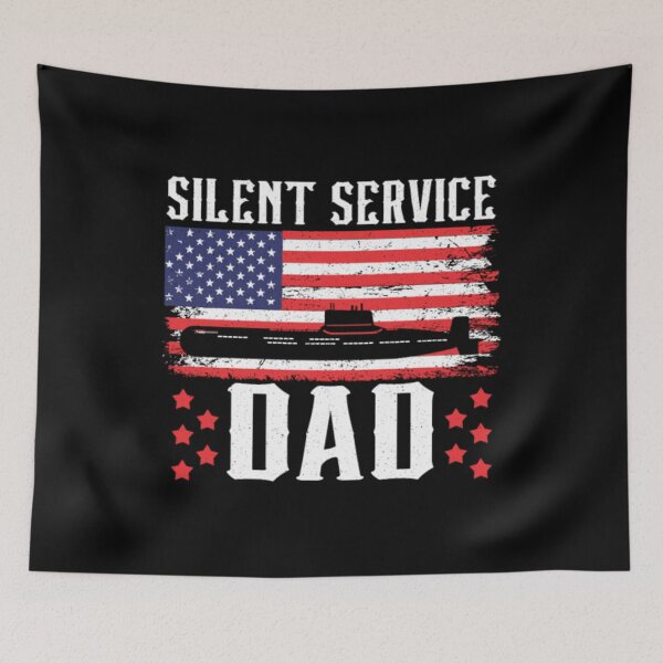 Item preview, Silent Service Dad Submarine Veteran Navy designed and sold by quynhtruongdn79.
