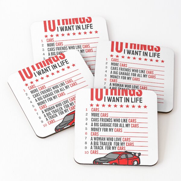 Item preview, 10 Things I Want In My Life Cars More Cars  designed and sold by wanasak.