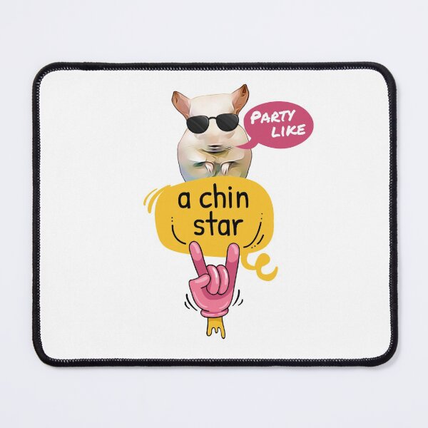 Item preview, Party Like a Chin Star Cute Funny Chinchilla designed and sold by ChinStore.