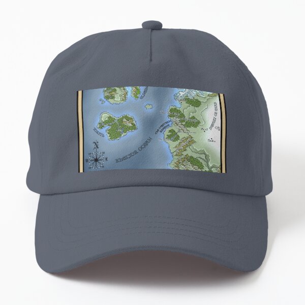 Official map of The Tanyuin Academy Series (bright) Dad Hat