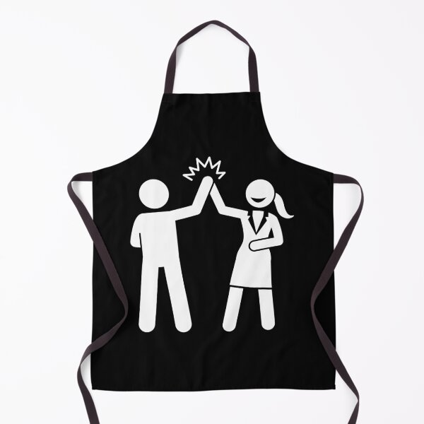 Item preview, Copy of Businesswoman High Five With A Man - Stickman Black Version designed and sold by Stickman--.