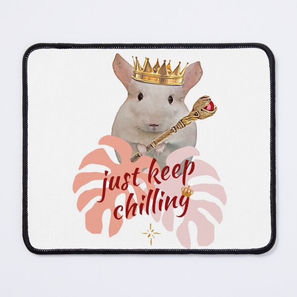 Item preview, Just Keep Chilling Cute Funny Chinchilla King  designed and sold by ChinStore.