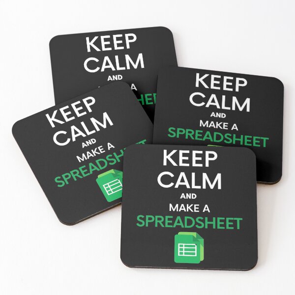 Item preview, Keep Calm and make a Spreadsheet - Microsoft Excel // Google Sheets designed and sold by Rat to Lion.