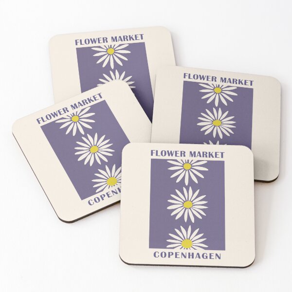 Item preview, Daisy Flower, Copenhagen Flower Market designed and sold by TheColorFlow.