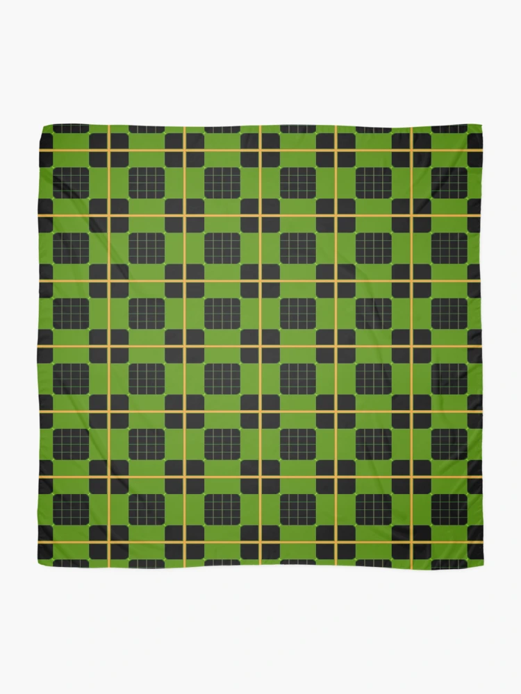 Thumbnail 2 of 3, Scarf, Geometric Patterns Using Square And Lines Design 6 designed and sold by ClassyPatterns.