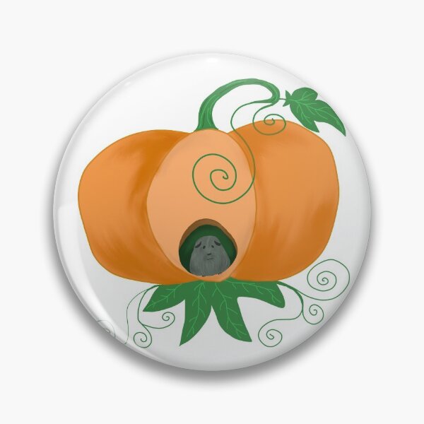Item preview, Peakaboo guinea pig pumpkin designed and sold by AlpacaSparkles.