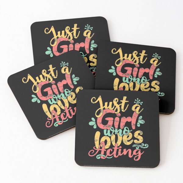 Item preview, Just A Girl Who Loves Acting product designed and sold by theodoros20.