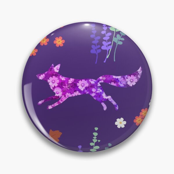 Item preview, Fox With Wildflowers - Daisy Flowers designed and sold by Stepingston.