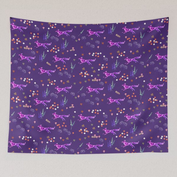 Item preview, Fox With Wildflowers - Daisy Flowers designed and sold by Stepingston.