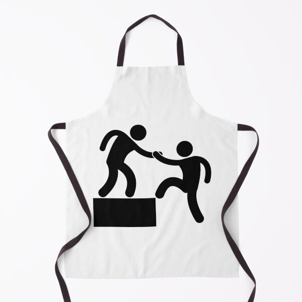 Item preview, Friend Help Pulling Friend Going Up - Stickman Black Version designed and sold by Stickman--.