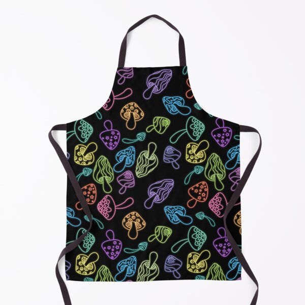 Item preview, Neon mushrooms pattern designed and sold by Aimio.