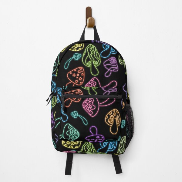 Item preview, Neon mushrooms pattern designed and sold by Aimio.