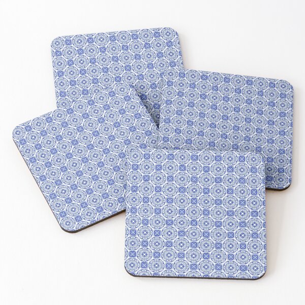 Item preview, Blue & White Tile Pattern designed and sold by Love The Design.