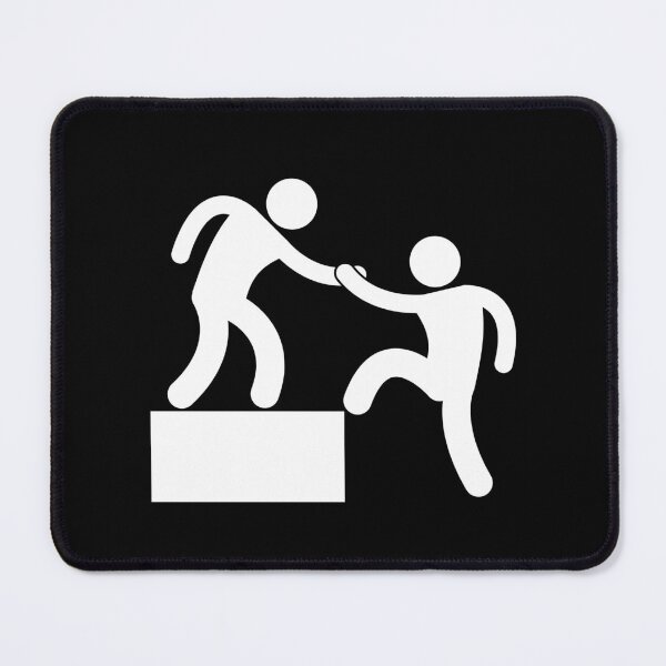 Item preview, Friend Help Pulling Friend Going Up - Stickman White Version designed and sold by Stickman--.