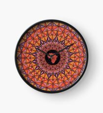 Afrikanische Mandala Uhr
