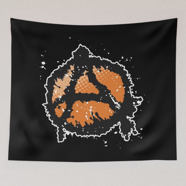 Item preview, Halloween Anarchy Pumpkin designed and sold by iscaStudioArt.