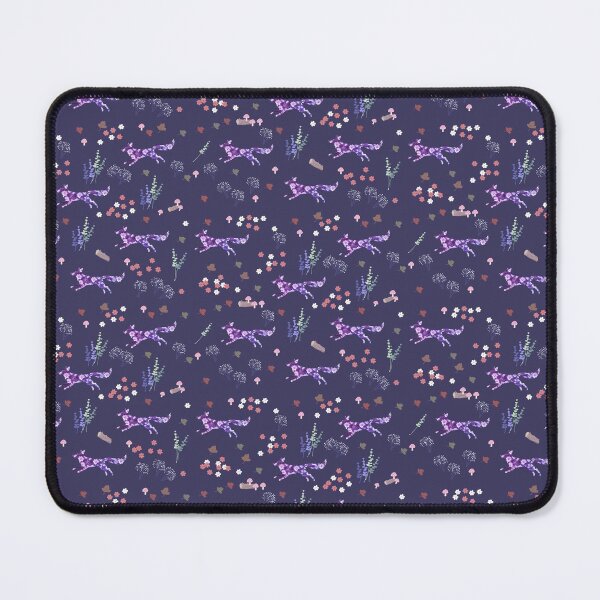 Item preview, Fox With Wildflowers Dark Blue - Daisy Flowers designed and sold by Stepingston.