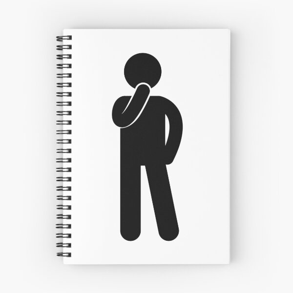 Item preview, Man Thinking - Stickman Black Version designed and sold by Stickman--.
