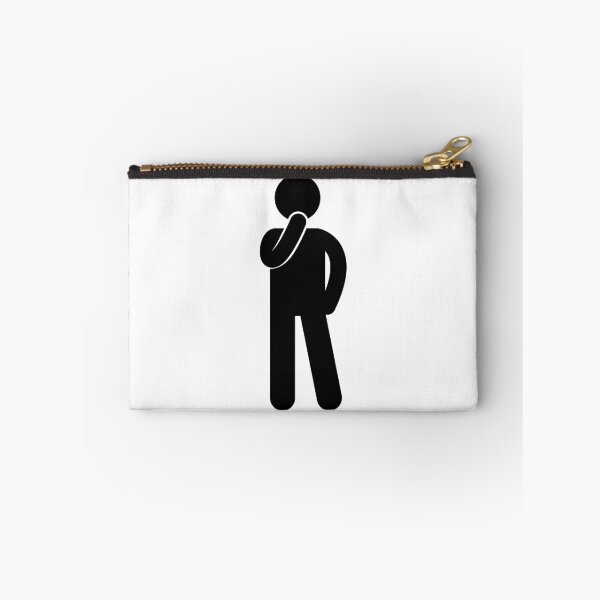 Item preview, Man Thinking - Stickman Black Version designed and sold by Stickman--.