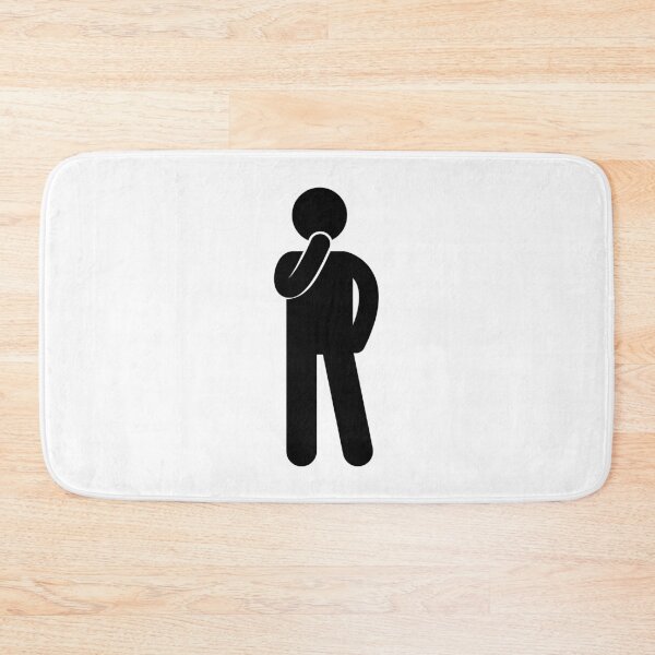 Item preview, Man Thinking - Stickman Black Version designed and sold by Stickman--.