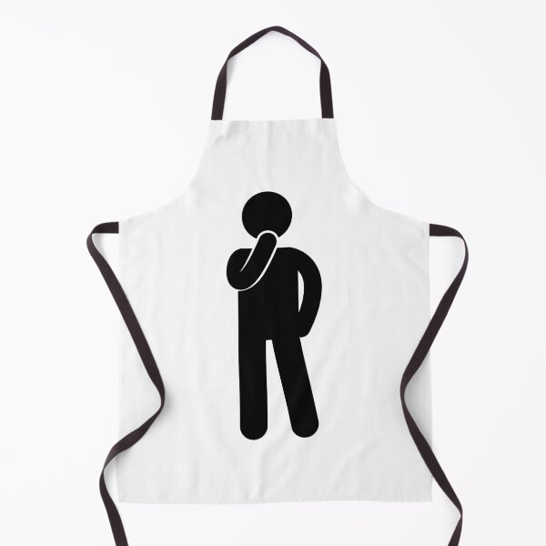 Item preview, Man Thinking - Stickman Black Version designed and sold by Stickman--.