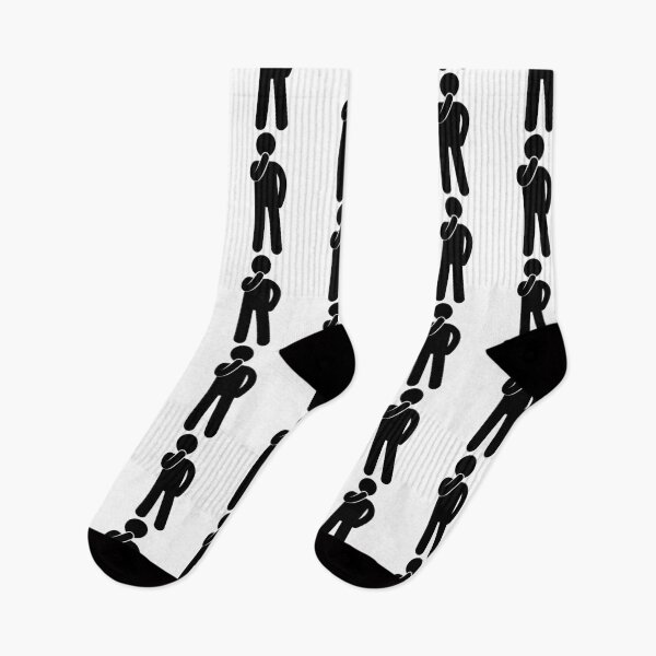 Item preview, Man Thinking - Stickman Black Version designed and sold by Stickman--.