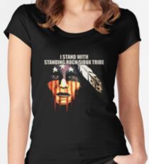Shailene Woodley - Official Standing Rock Shirt Women's Fitted Scoop T-Shirt