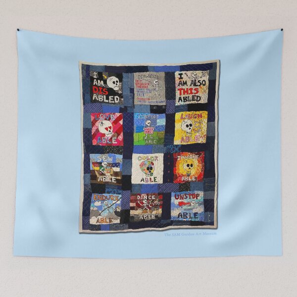 Item preview, I am "This Abled" - Full Quilt designed and sold by SAMGordonART.