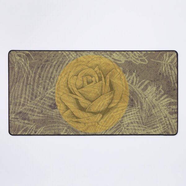 Item preview, Tropical Rose, palm leaf pattern designed and sold by MakitoDesign.