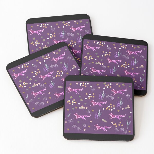Item preview, Fox With Wildflowers Violet designed and sold by Stepingston.