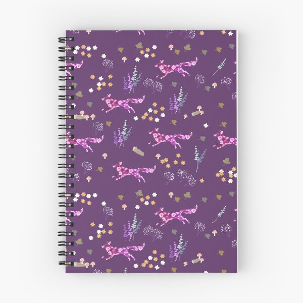 Item preview, Fox With Wildflowers Violet designed and sold by Stepingston.