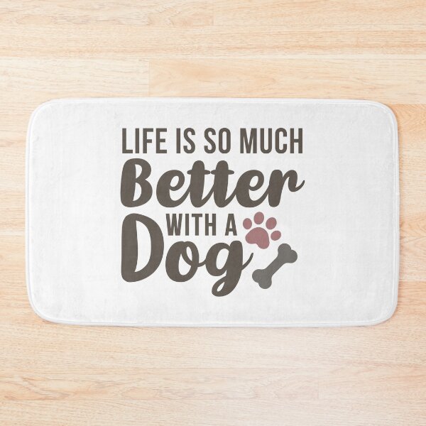 Item preview, Life Is So Much Better With a Dog (Brown) designed and sold by FilipeFerreira.