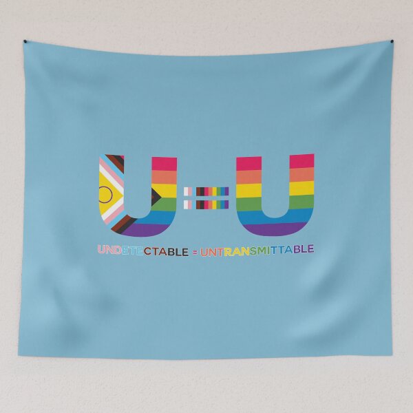 Item preview, Progressive Pride in U=U 2 - U=U Undetectable Equals Untransmittable HIV designed and sold by TallysClothes.