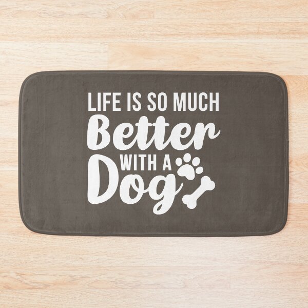 Item preview, Life Is So Much Better With a Dog (Brown BG) designed and sold by FilipeFerreira.