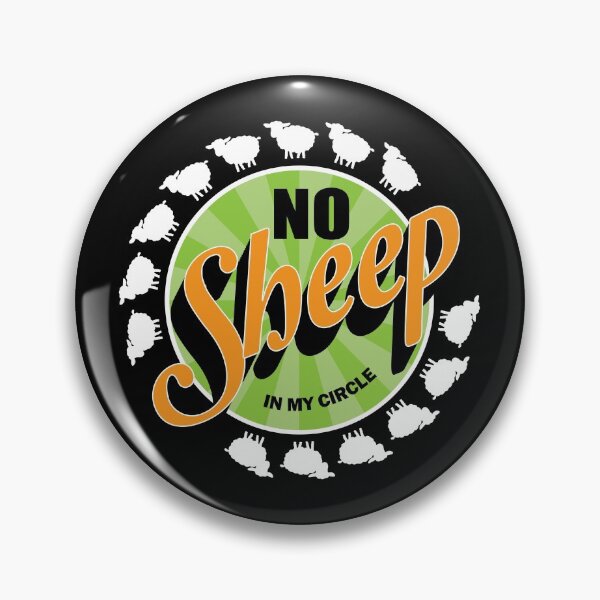 Item preview, No Sheep in my circle  designed and sold by vidyaroul.