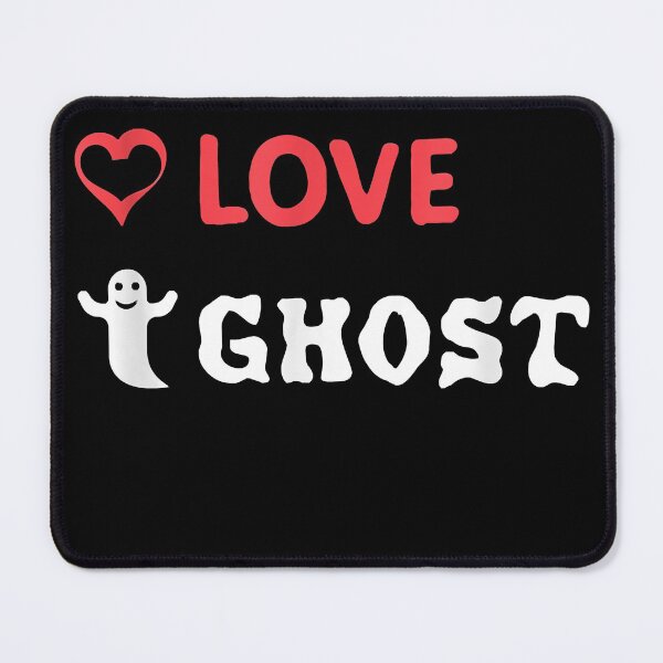 Peace Love Funny Halloween Ghost Mouse Pad