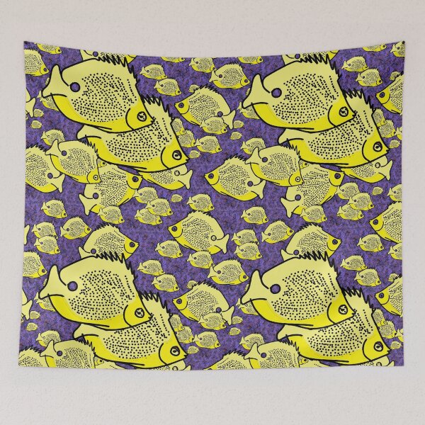 Item preview, Butterfly Fish with Glove Polyps designed and sold by Kim H Ritter.